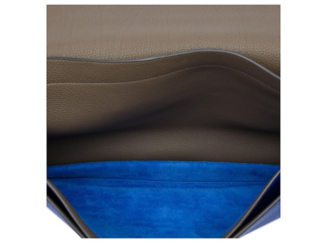 Sac à dépêches Hermès Blue Togo Verso Sac a Depeches 40 - vista 4