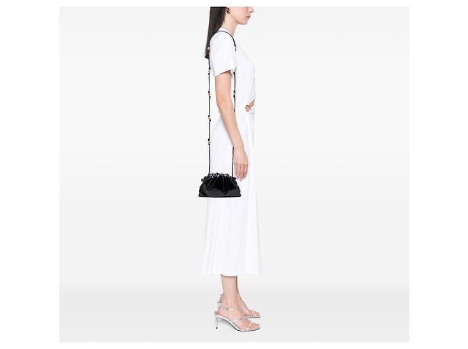 Bottega Veneta The Mini Pouch in vitello spazzolato nero - vista 6