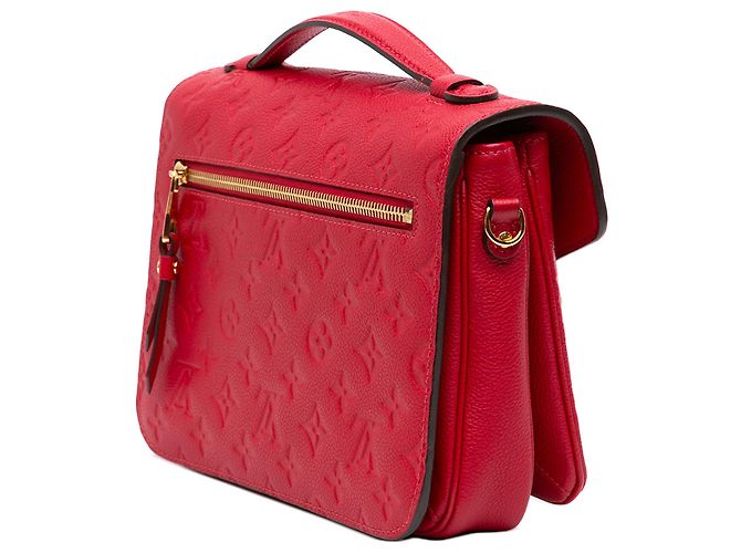 Louis Vuitton Red Monogram Empreinte Pochette Metis - vista 2