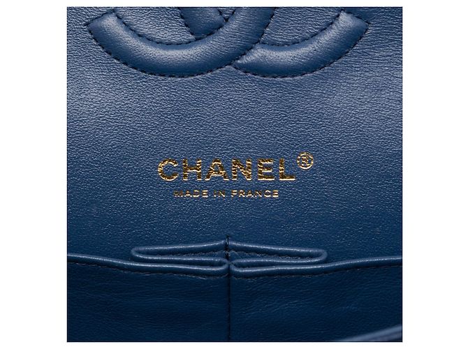 Chanel Blue Medium Classic Caviar Double Flap - vista 5