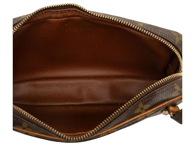 Louis Vuitton Brown Monogram Pochette Marly Bandouliere - vista 4