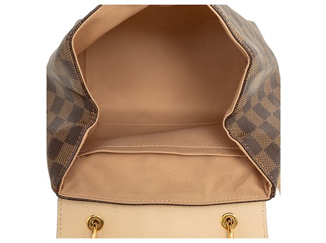 Louis Vuitton Brown Damier Ebene Clapton - vista 4
