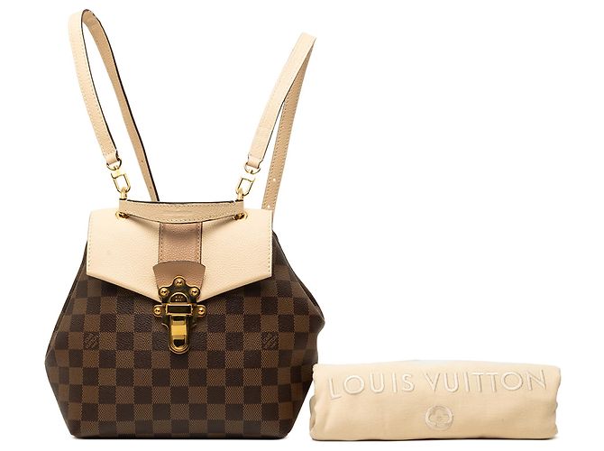 Louis Vuitton Brown Damier Ebene Clapton - vista 7