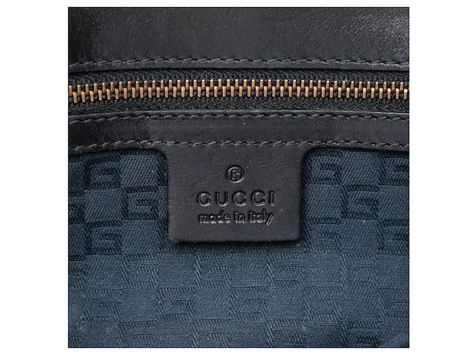 Borsa a tracolla Gucci in vitello nero - vista 5