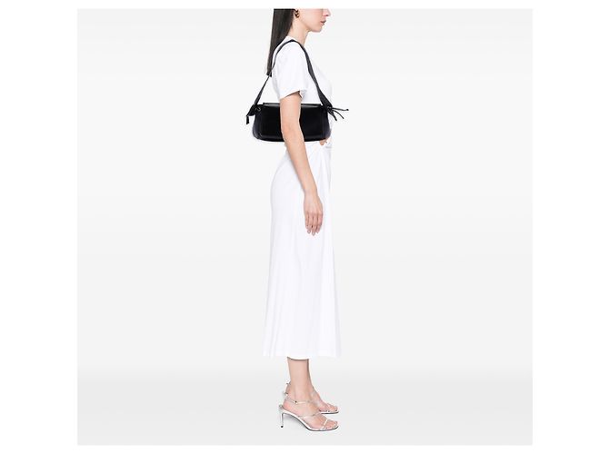 Borsa a tracolla Gucci in vitello nero - vista 6