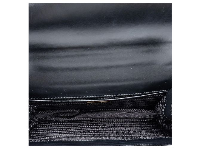 Prada Black Saffiano Lux Chain Crossbody - Ansicht 4