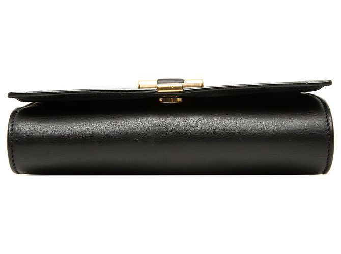 Autre Marque Saint Laurent Black Mini Leather Chyc Ligne Crossbody - vista 3