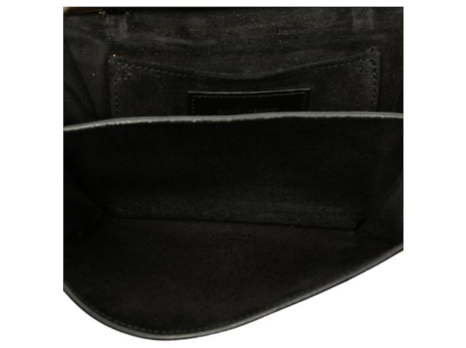 Autre Marque Saint Laurent Black Mini Leather Chyc Ligne Crossbody - vista 4