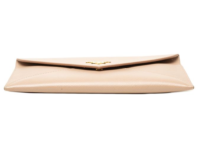 Prada Beige Saffiano Envelope Wallet - view 3