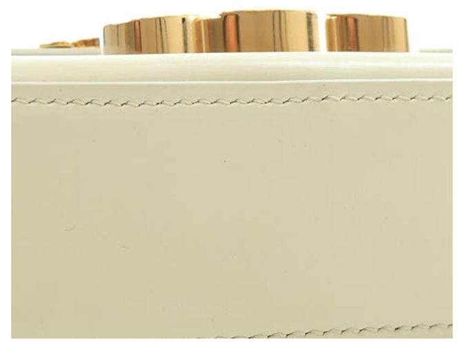 Céline Sac à épaule à chaîne Celine Claude en cuir de veau brillant vert Triomphe - Ansicht 14