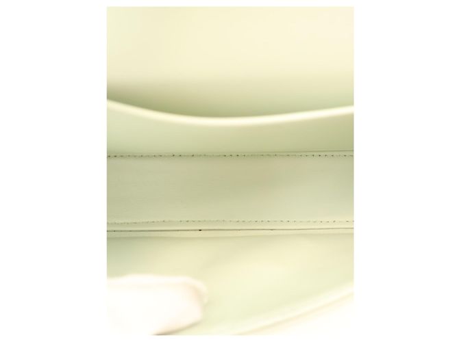 Céline Sac à épaule à chaîne Celine Claude en cuir de veau brillant vert Triomphe - Ansicht 8