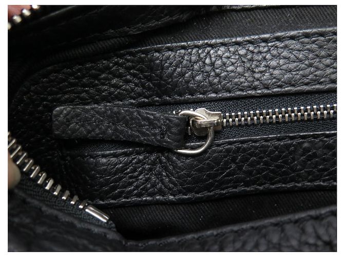 Chloé BORSA A MANO CHLOE PADDINGTON MINI ALL BLACK IN PELLE GRANA NOIRE - vista 11