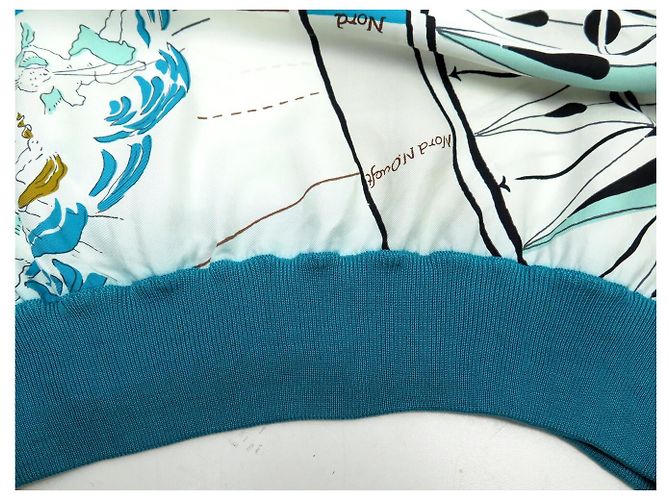 Hermès HERMES TWILLAINE DE LA TERRE A LA LUNE PULLOVER M 38 WOLL- & SEIDENOBERTEIL - Ansicht 12