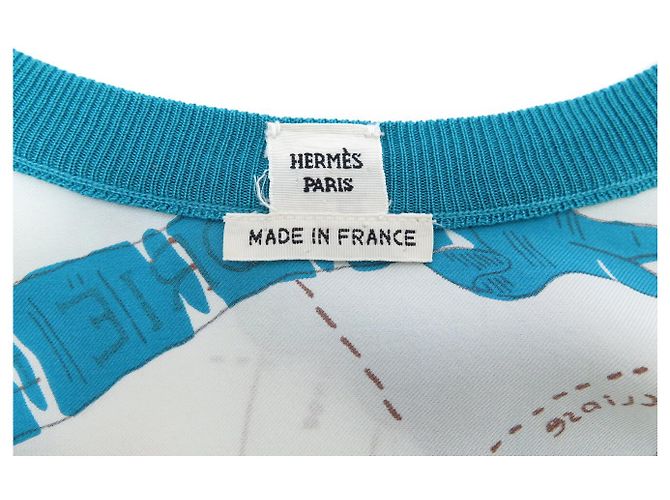 Hermès HERMES TWILLAINE DE LA TERRE A LA LUNE PULLOVER M 38 WOLL- & SEIDENOBERTEIL - Ansicht 9
