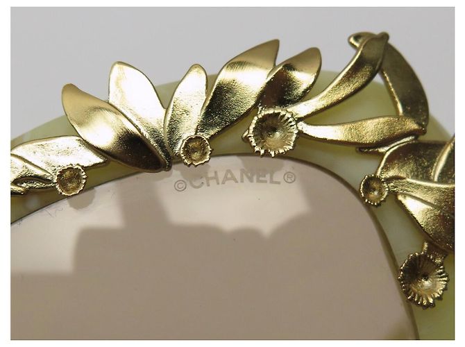 GAFAS DE SOL CHANEL GREECE HOJAS DE LAUREL DORADAS NUEVAS - vista 10