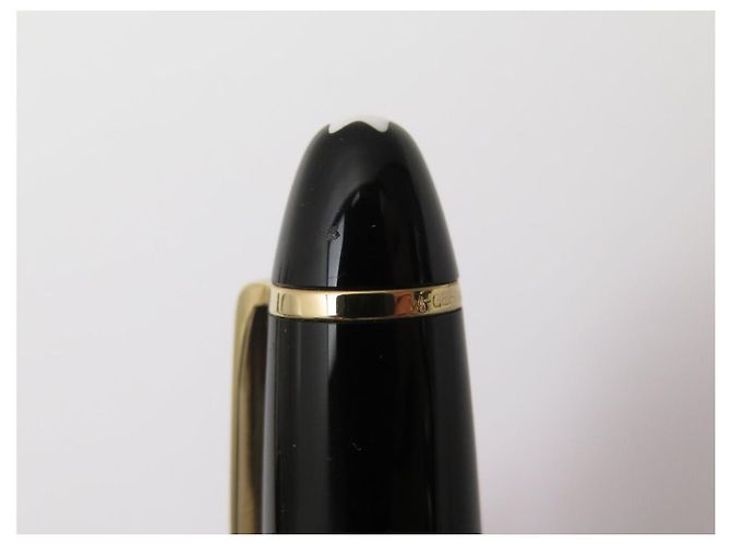 SET DI 2 PENNE MONTBLANC MEISTERSTUCK PENNA STILO A PISTONE 146 & PENNA A SFERA CLASSIC - vista 13