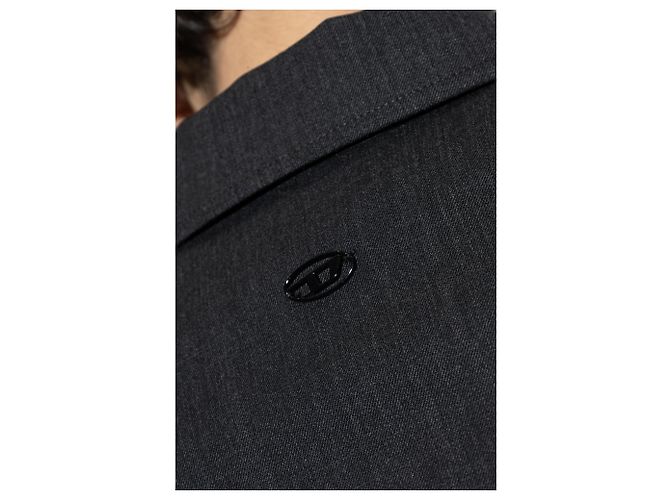 Diesel J-KANE black jacket polyester wool blend - view 5