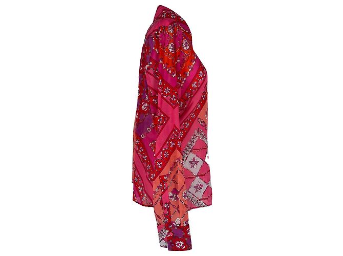 Maglia a maniche lunghe Emilio Pucci con stampa astratta in cotone multicolore - vista 2