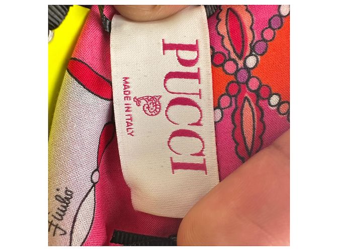 Maglia a maniche lunghe Emilio Pucci con stampa astratta in cotone multicolore - vista 4