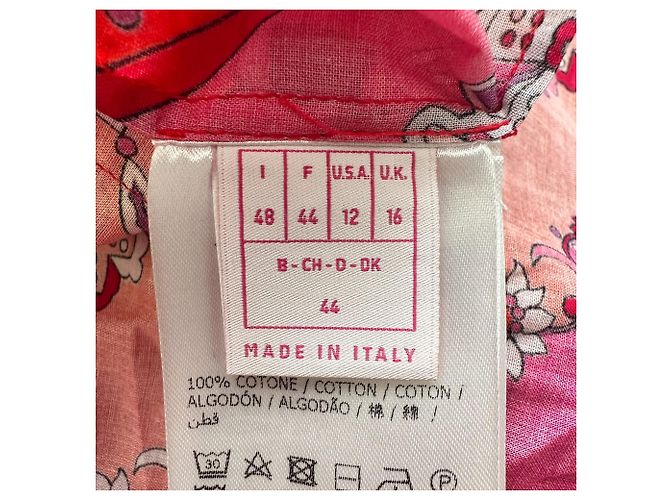 Maglia a maniche lunghe Emilio Pucci con stampa astratta in cotone multicolore - vista 8