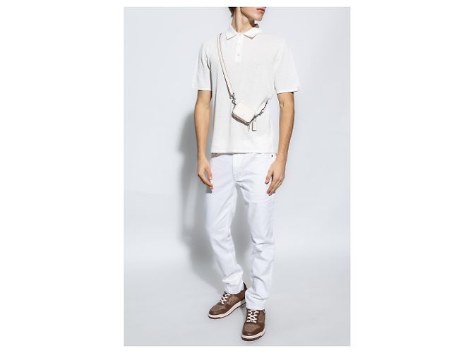Rag & Bone Polo Harvey weiß Baumwolle - Ansicht 2