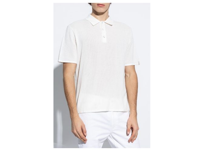Rag & Bone Polo Harvey weiß Baumwolle - Ansicht 3