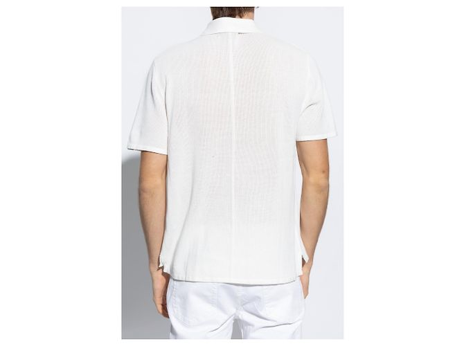 Rag & Bone Polo Harvey weiß Baumwolle - Ansicht 4
