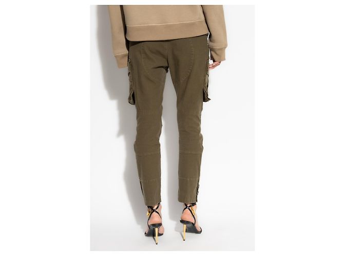 Pantalones cargo Dsquared2 verdes de algodón - vista 4