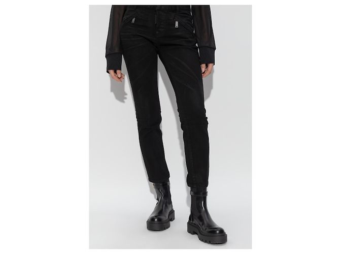 Jeans Slim Fit Cool Girl Dsquared2 Neri - vista 3