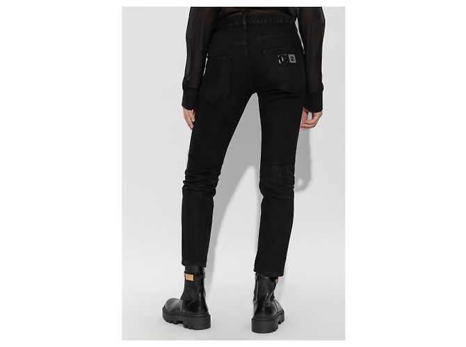 Jeans Slim Fit Cool Girl Dsquared2 Neri - vista 4