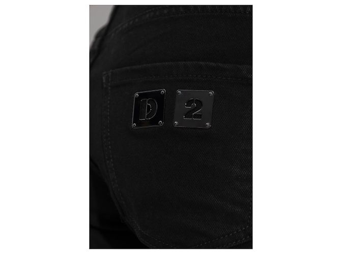 Jeans Slim Fit Cool Girl Dsquared2 Neri - vista 5