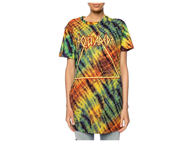 Dsquared2 Tie-Dye langes T-Shirt aus Baumwolle - Ansicht 3
