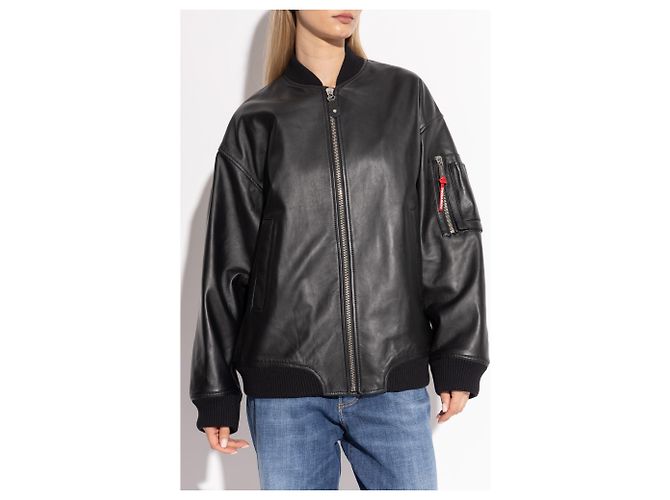 Chaqueta de cuero de Dsquared2 - vista 3