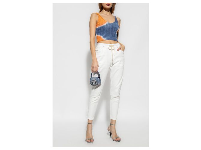 Canotta Diesel M-MILA multicolore in cotone - vista 2