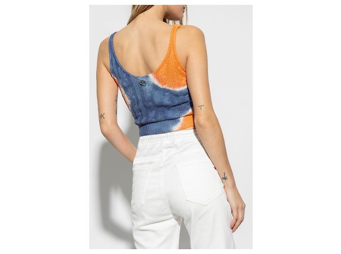 Canotta Diesel M-MILA multicolore in cotone - vista 4