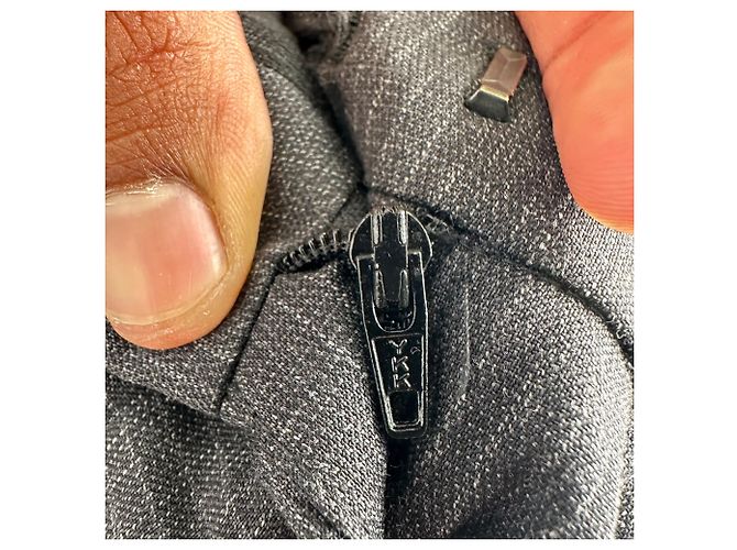 Ba&Sh gerade geschnittene Karohose aus grauer Wolle - Ansicht 4