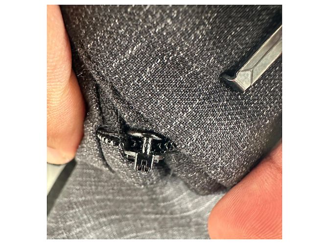 Ba&Sh gerade geschnittene Karohose aus grauer Wolle - Ansicht 6
