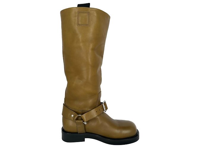 Botas altas Saddle de Burberry en piel marrón - vista 5