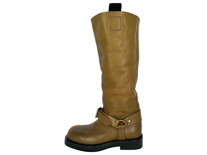 Botas altas Saddle de Burberry en piel marrón - vista 6
