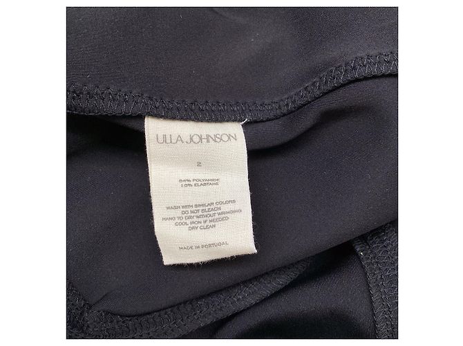 Ulla Johnson Rea Midirock mit hoher Taille aus schwarzem Polyamid - Ansicht 5