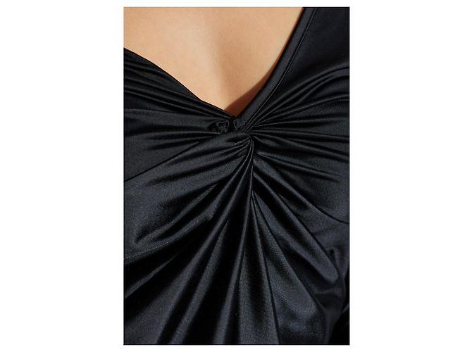 Diesel Top T-KNOT Schwarz Polyamid - Ansicht 5