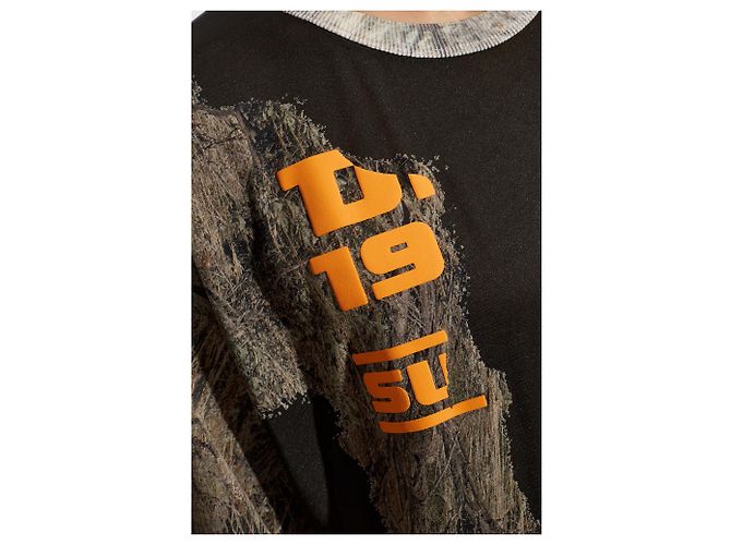 Diesel T-Shirt T-BOXT-JAS Schwarz Polyester - Ansicht 5