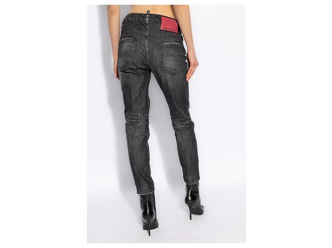 Jeans Skinny Cool Girl Dsquared2 Neri - vista 4