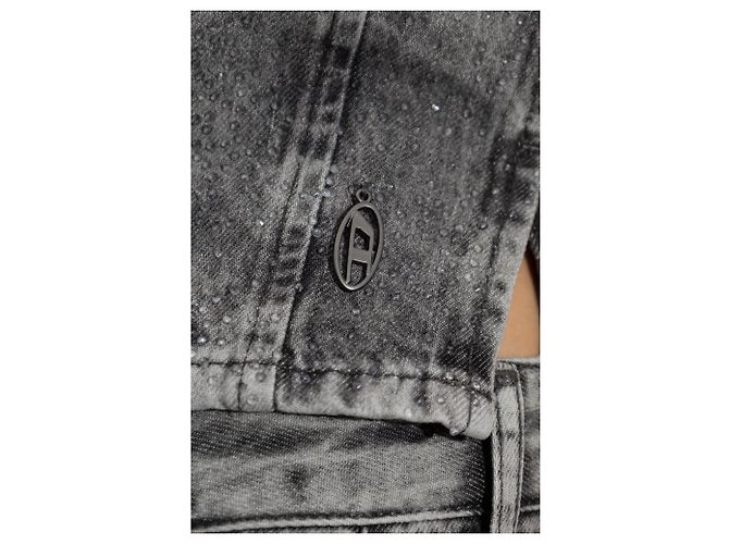 Diesel Top DE-PINAR-S Grau Baumwolle - Ansicht 5