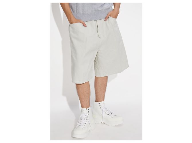 Dsquared2 Denim Shorts Cream - view 3