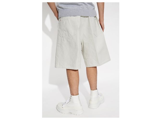 Dsquared2 Denim Shorts Cream - view 4