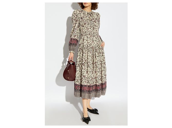 Abito midi Mona floreale in cotone Ulla Johnson - vista 2