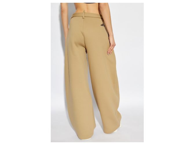 Dsquared2 Wide-Leg-Hose beige Baumwolle - Ansicht 4