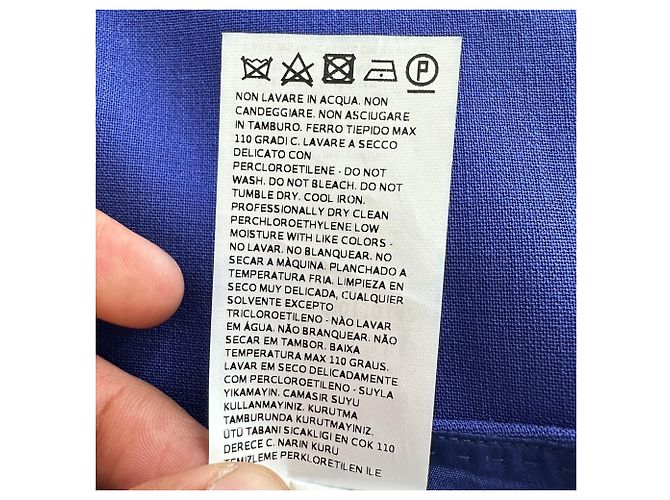 Max Mara Etuikleid aus blauer Wolle - Ansicht 6