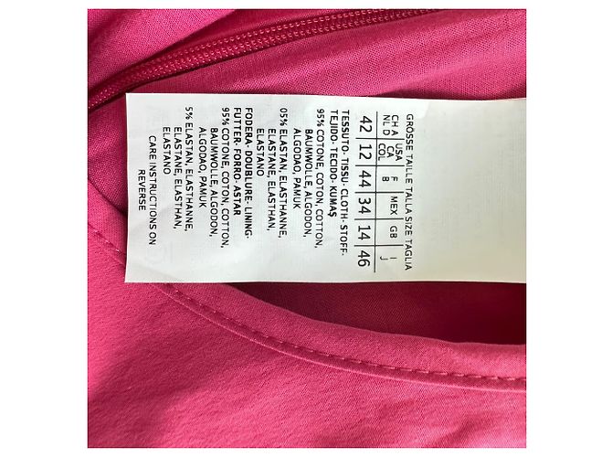 Vestido maxi sem mangas 'S Max Mara em algodão rosa - vista 12